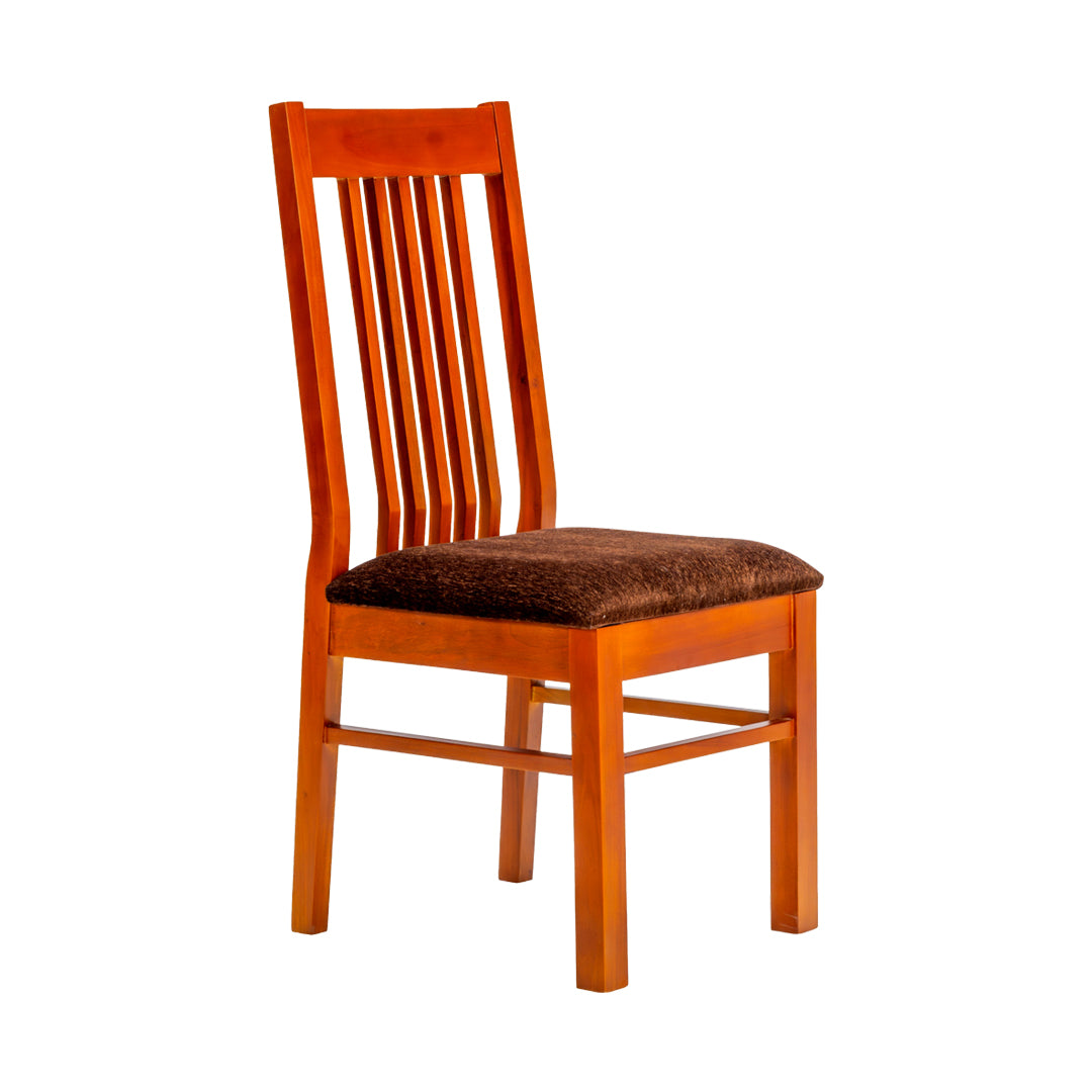 Kolin Designer Dining Chair - Teak Finish_1