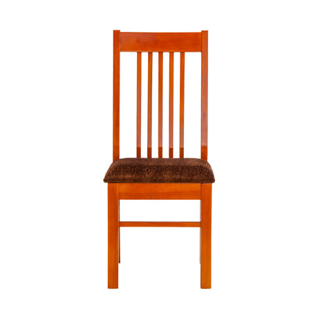 Kolin Designer Dining Chair - Teak Finish_2