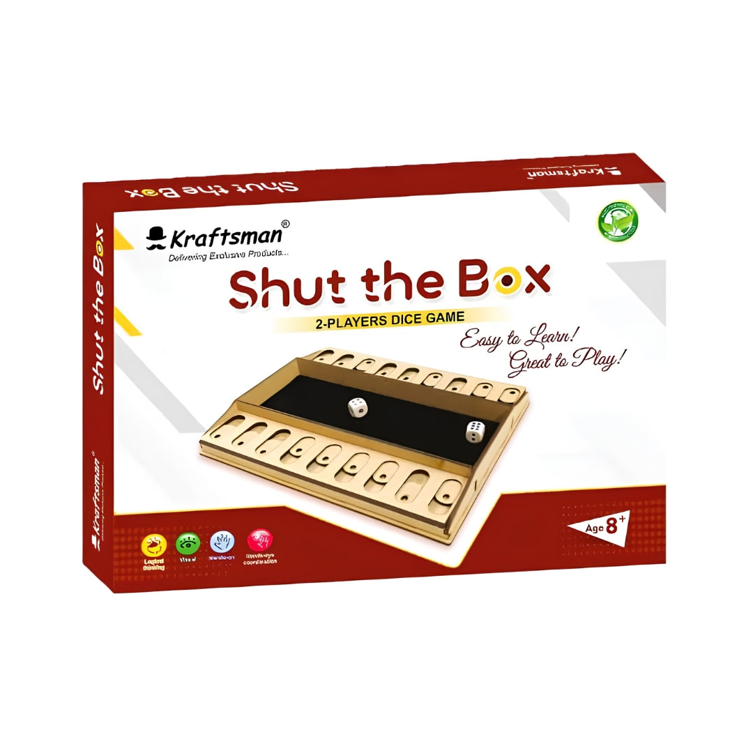 Kraftsman Shut The Box Board Game Box View_2