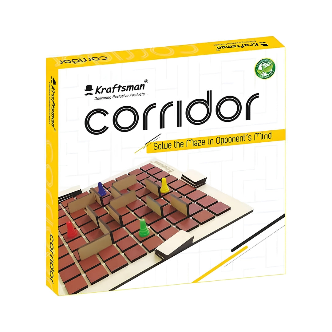 Kraftsman Wooden Corridor Board Game Box View_2