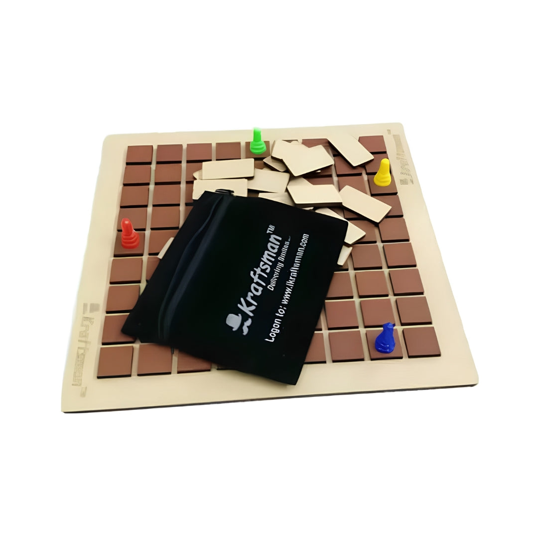 Kraftsman Wooden Corridor Board Game In The Box_8