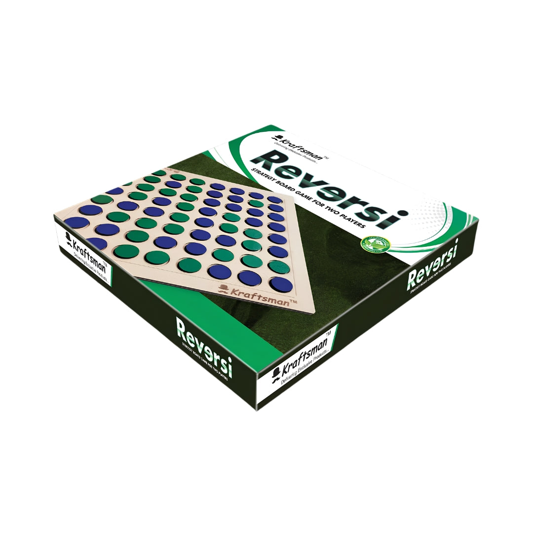Kraftsman Wooden Reversi Board Game Box View_4