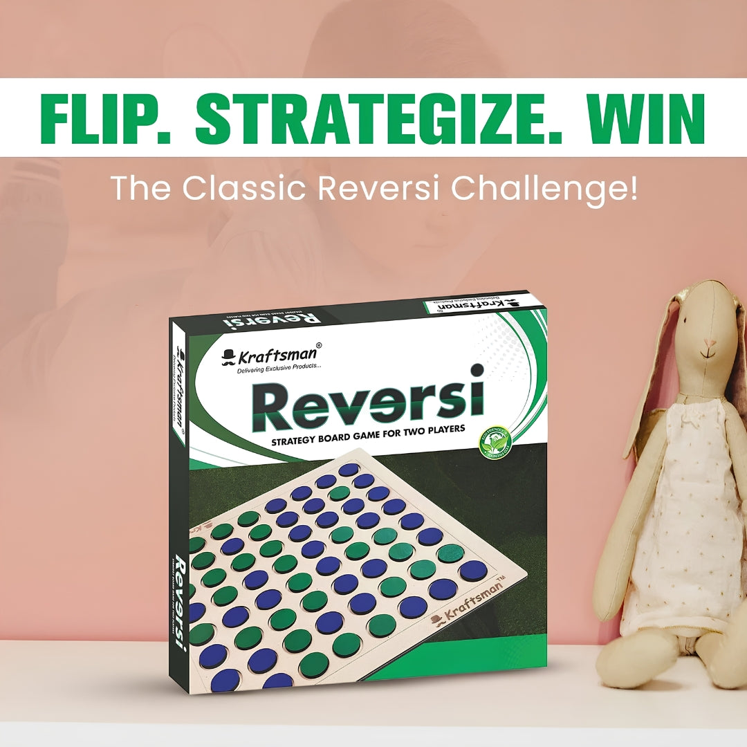 Kraftsman Wooden Reversi Board Game Key Feature_7