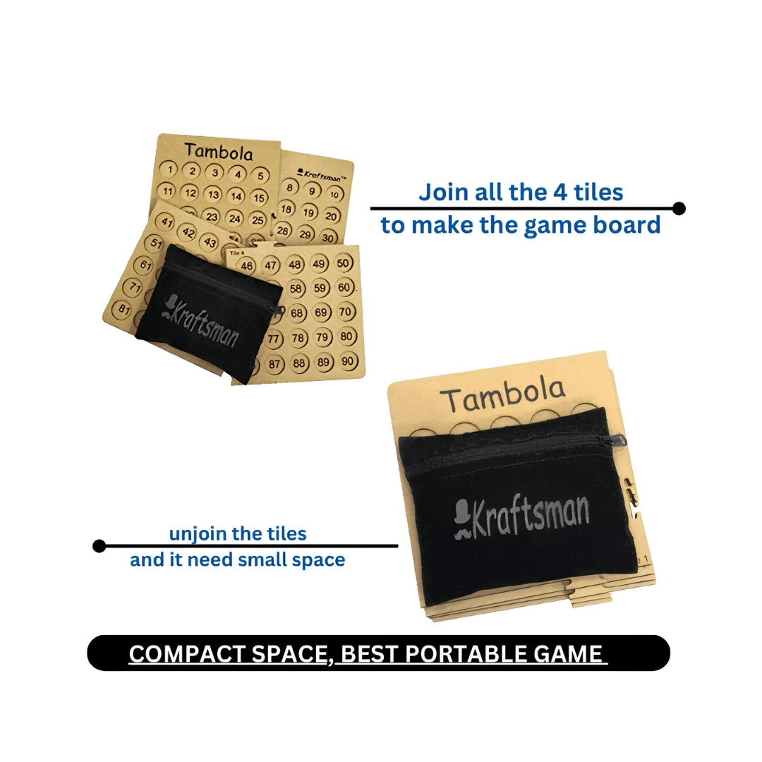 Kraftsman Wooden Tambola Game Set Key Feature_11