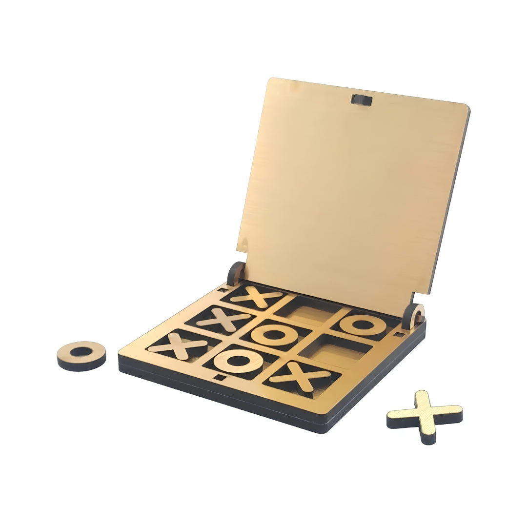 Kraftsman Wooden Tic Tac Toe Game - Left View_6
