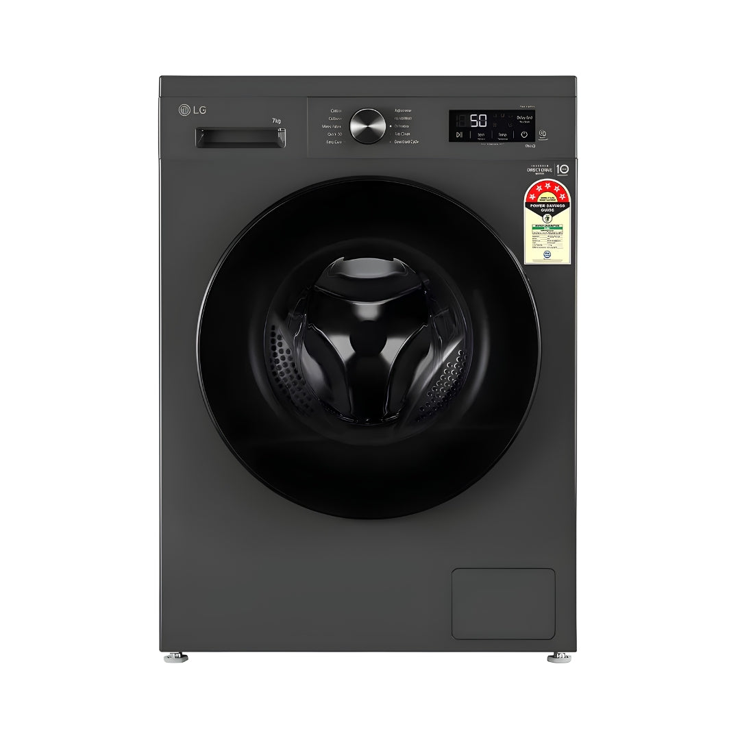 LGFHB1207Z4MFullyAutomaticFrontLoadWashingMachine7kg-MiddleBlack_FrontView_1