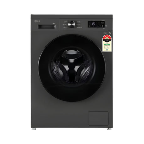 LGFHB1208Z4MFrontLoadWashingMachine8kg_MiddleBlack_FrontView_1
