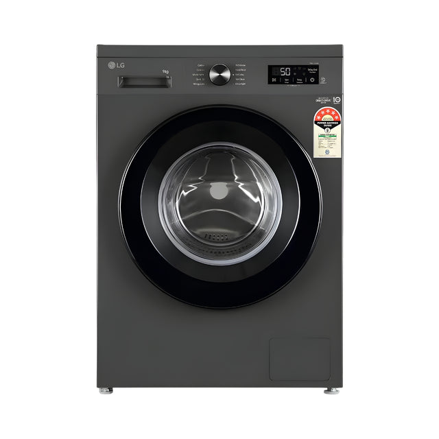 LGFHB1209Z2 MFullyAutomaticFrontLoadWashingMachine9kg-Black_FrontView_1