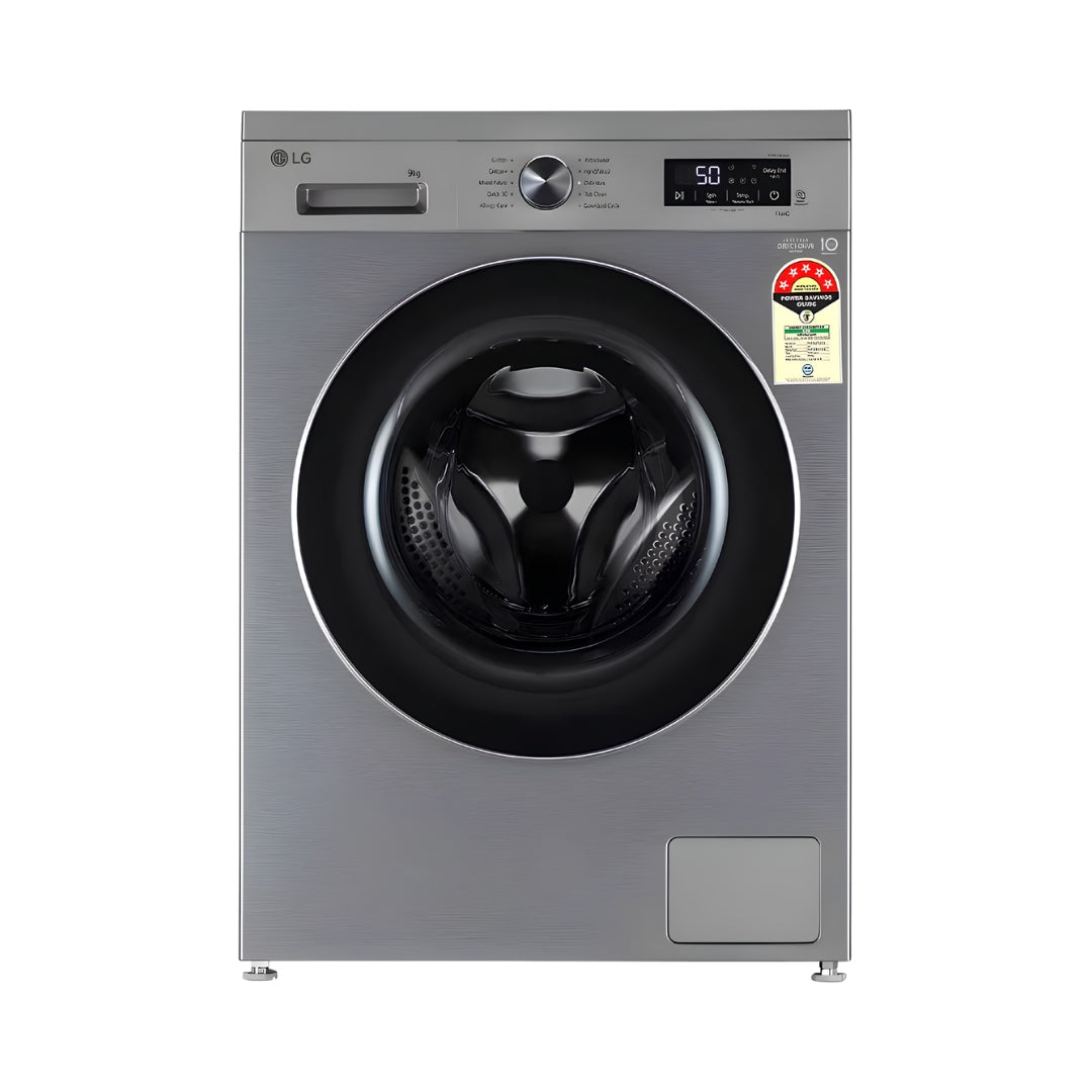 LGFHB1209Z4PFullyAutomaticFrontLoadWashingMachine9kg-PlatinumSilver_FrontView_1