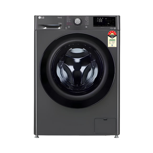 LGFHP1410Z5 MFullyAutomaticFrontLoadWashingMachine10kg-MiddleBlack_FrontView_1