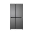 LGGL-B257JDS3650LSidebySideRefrigerator_DazzleSteelFinish_1_FrontView