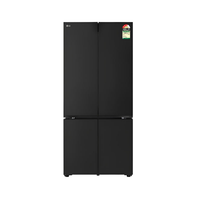 LGGV-B25FFGMBSidebySideRefrigerator610L-Black_1_FrontView
