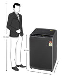 LG T70AJMB1Z Fully Automatic  Top Load Washing Machine 7 Kg -  Middle Black