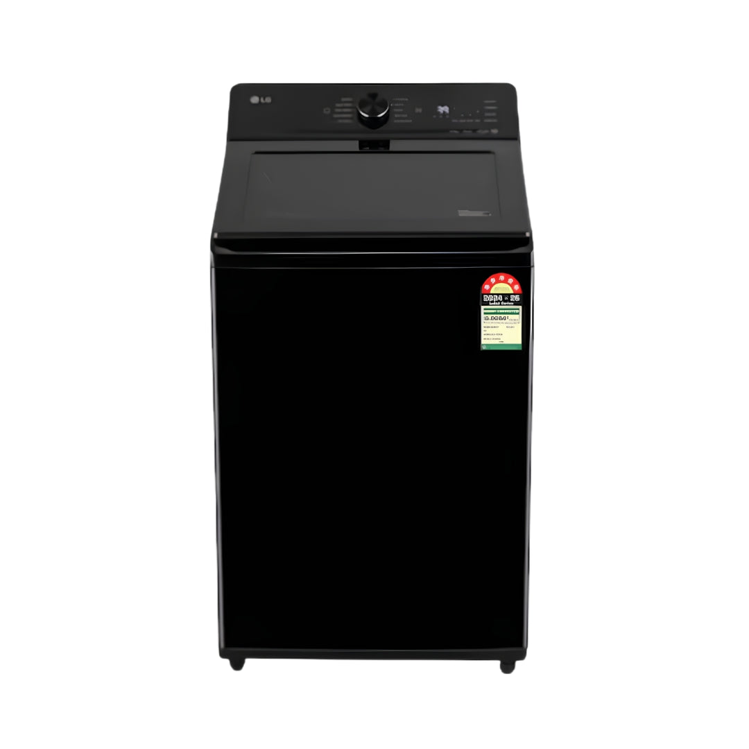 LGTX311SWOFullyAutomaticTopLoadWashingMachine11Kg-OnxyBlack_FrontView_`