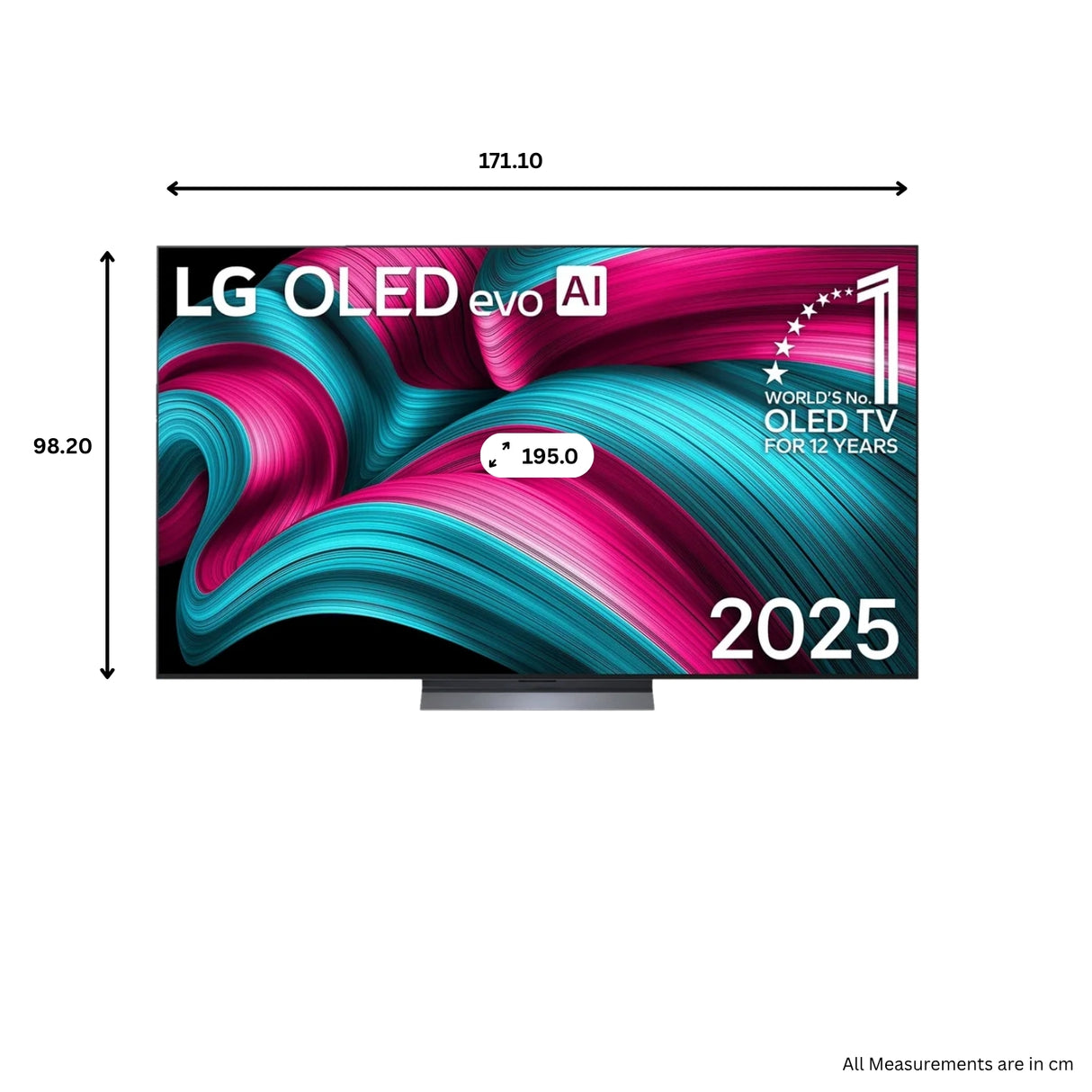 LG OLED77C56LA 4K Ultra HD OLED Smart TV - 77 inch