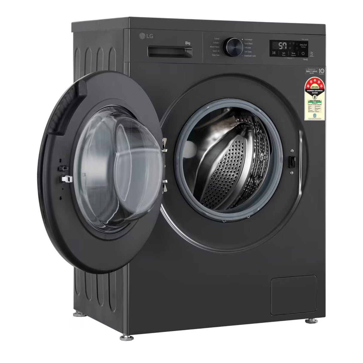 LG FHB1208Z4M Front Load Washing Machine 8kg – Middle Black