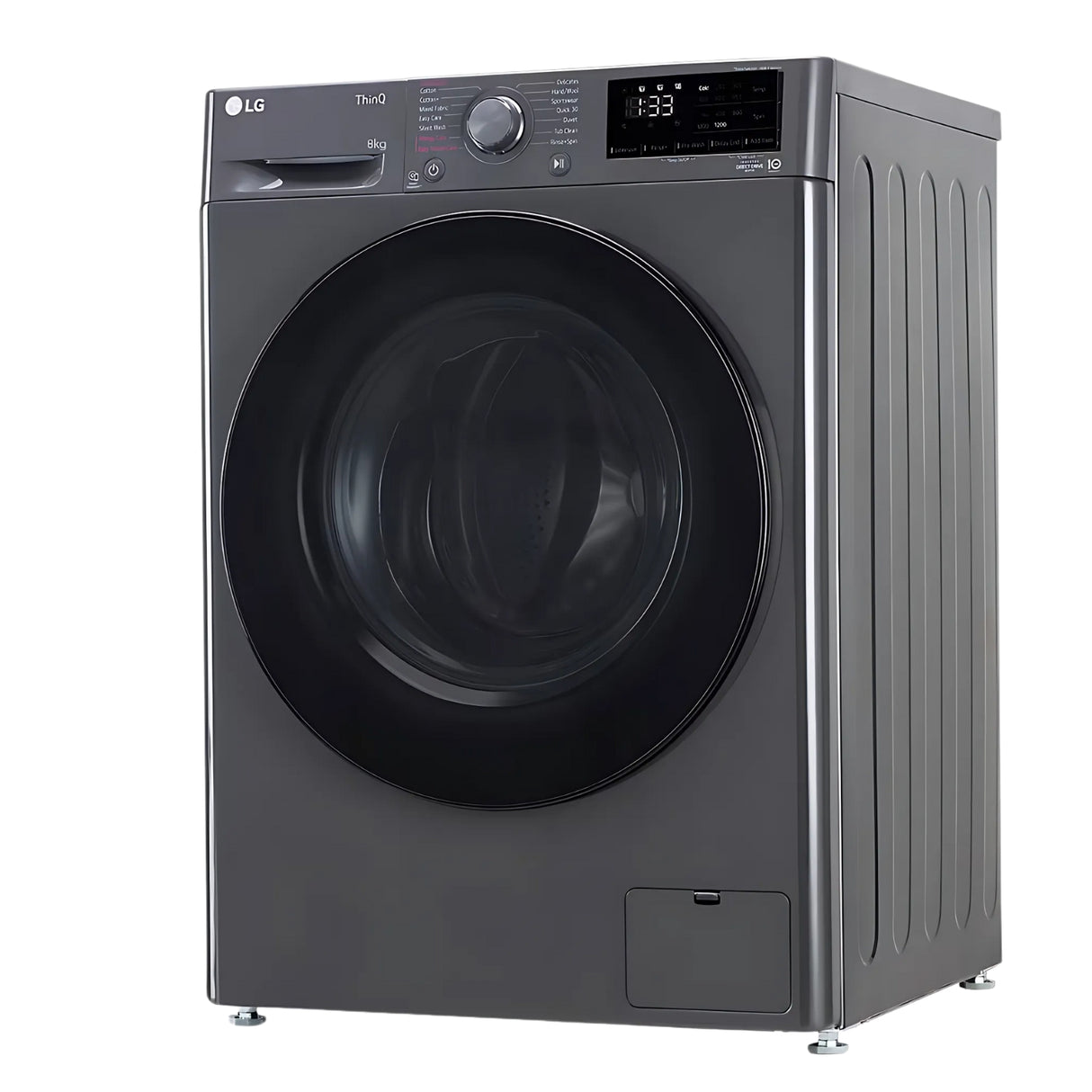 LG FHP1208Z5M  Fully Automatic Front Load Washing Machine 8 Kg - Middle Black