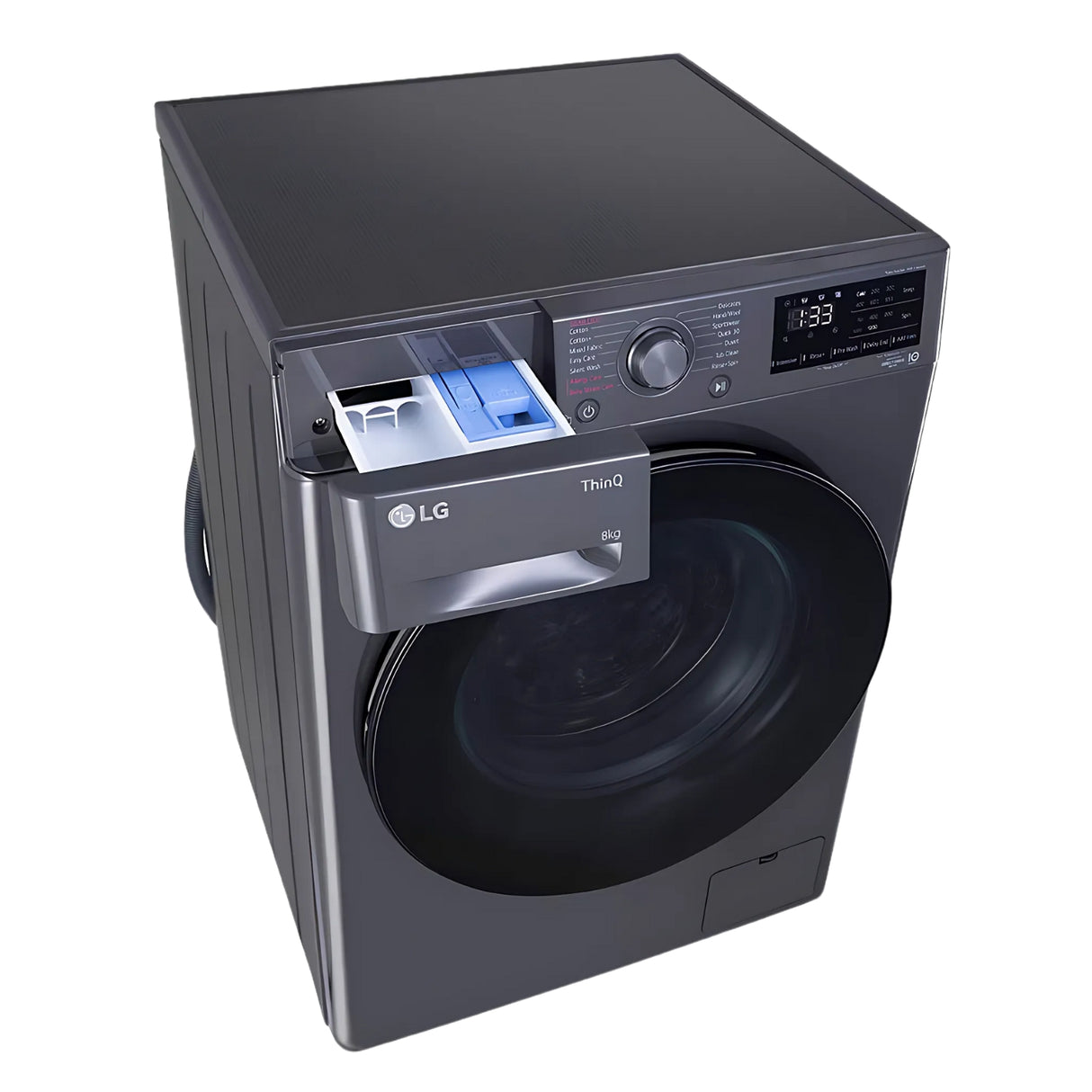 LG FHP1208Z5M  Fully Automatic Front Load Washing Machine 8 Kg - Middle Black