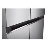 LG GL-B257HPZ3 3 Star 650 L Frost-Free Side-by-Side Refrigerator - Shiny Steel