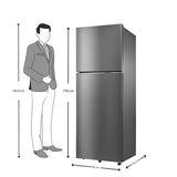 Samsung Bespoke AI RT38DG5A2BS8HL 350 L Convertible 5-in-1  Double Door Refrigerator – Elegant Inox