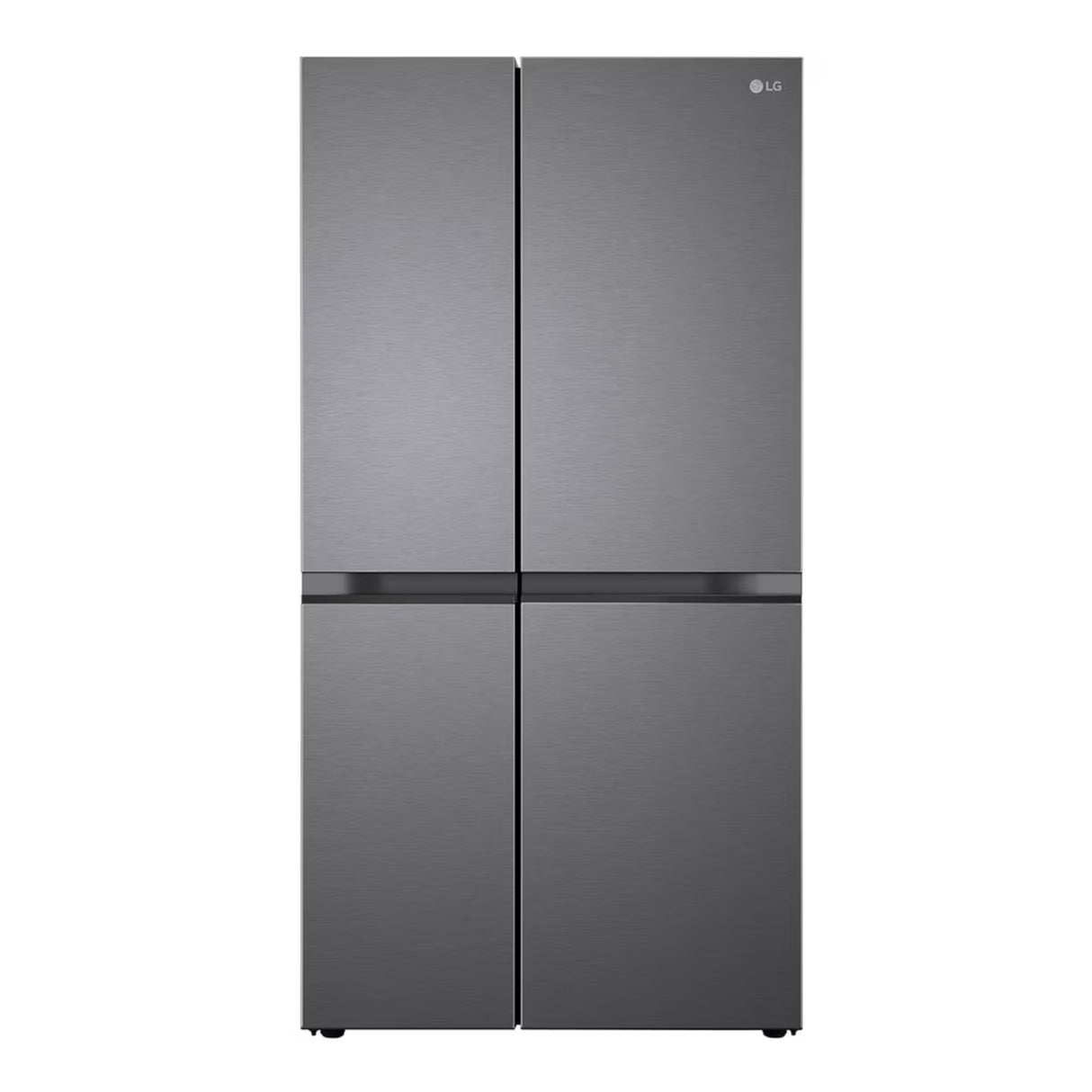 LG GL-B257JDS3 650L Side by Side Refrigerator – Dazzle Steel Finish