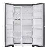 LG GL-B257JDS3 650L Side by Side Refrigerator – Dazzle Steel Finish