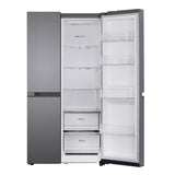 LG GL-B257JDS3 650L Side by Side Refrigerator – Dazzle Steel Finish