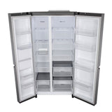 LG GL-B257JDS3 650L Side by Side Refrigerator – Dazzle Steel Finish