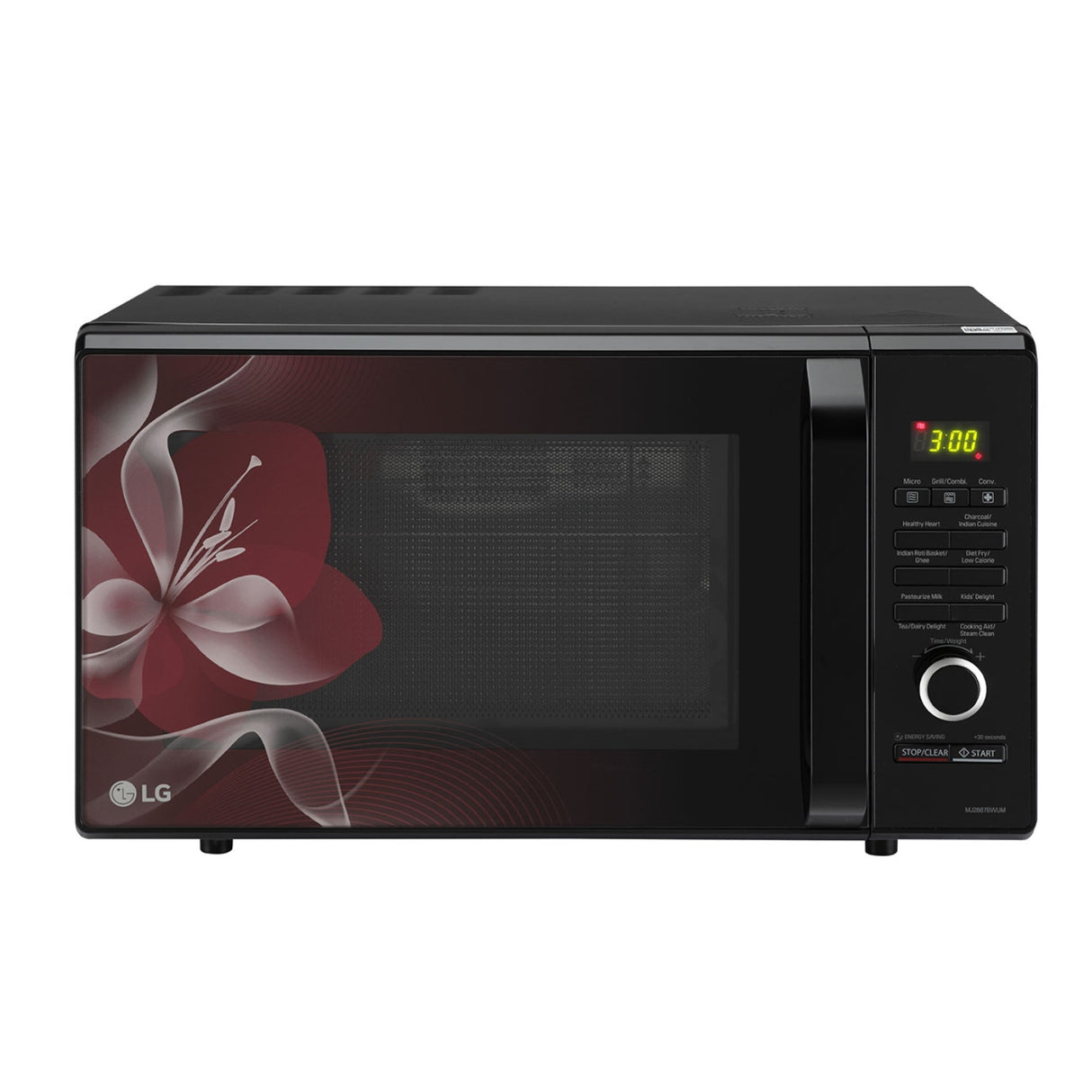 LG MJ2887BWUM Microwave Oven Charcol Lighting Heater - Black