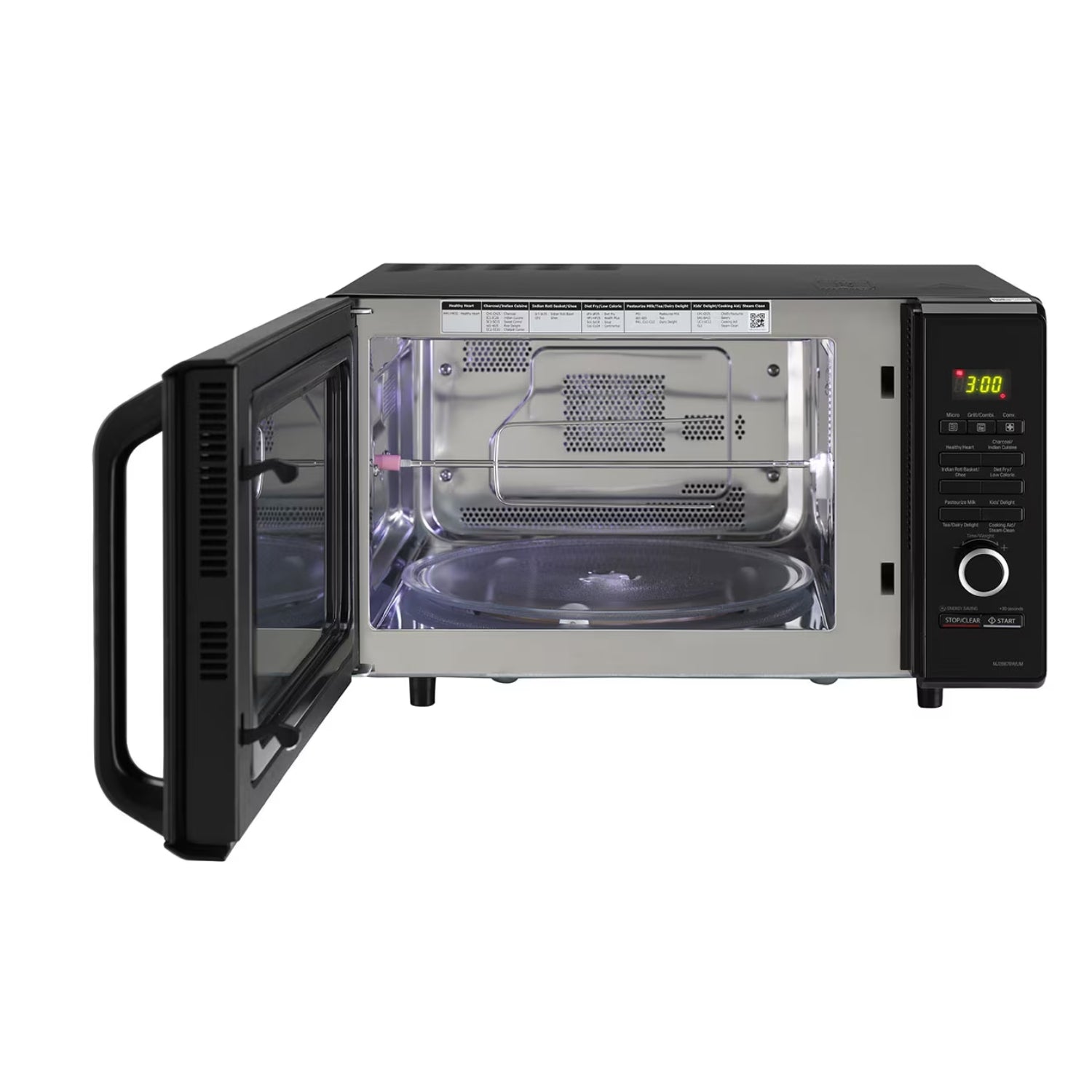 LG MJ2887BWUM Microwave Oven Charcol Lighting Heater - Black - Image 5 - Buy Online at Chera Home Junction Coimbatore