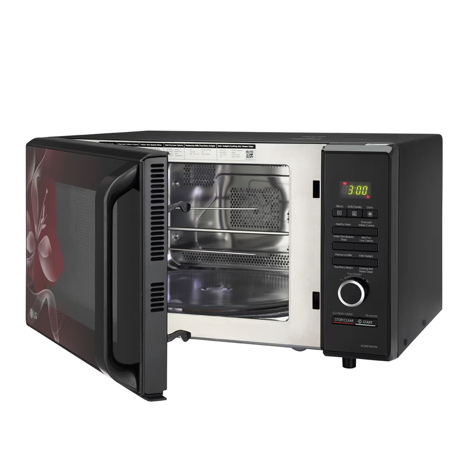 LG MJ2887BWUM Microwave Oven Charcol Lighting Heater - Black - Image 6 - Buy Online at Chera Home Junction Coimbatore