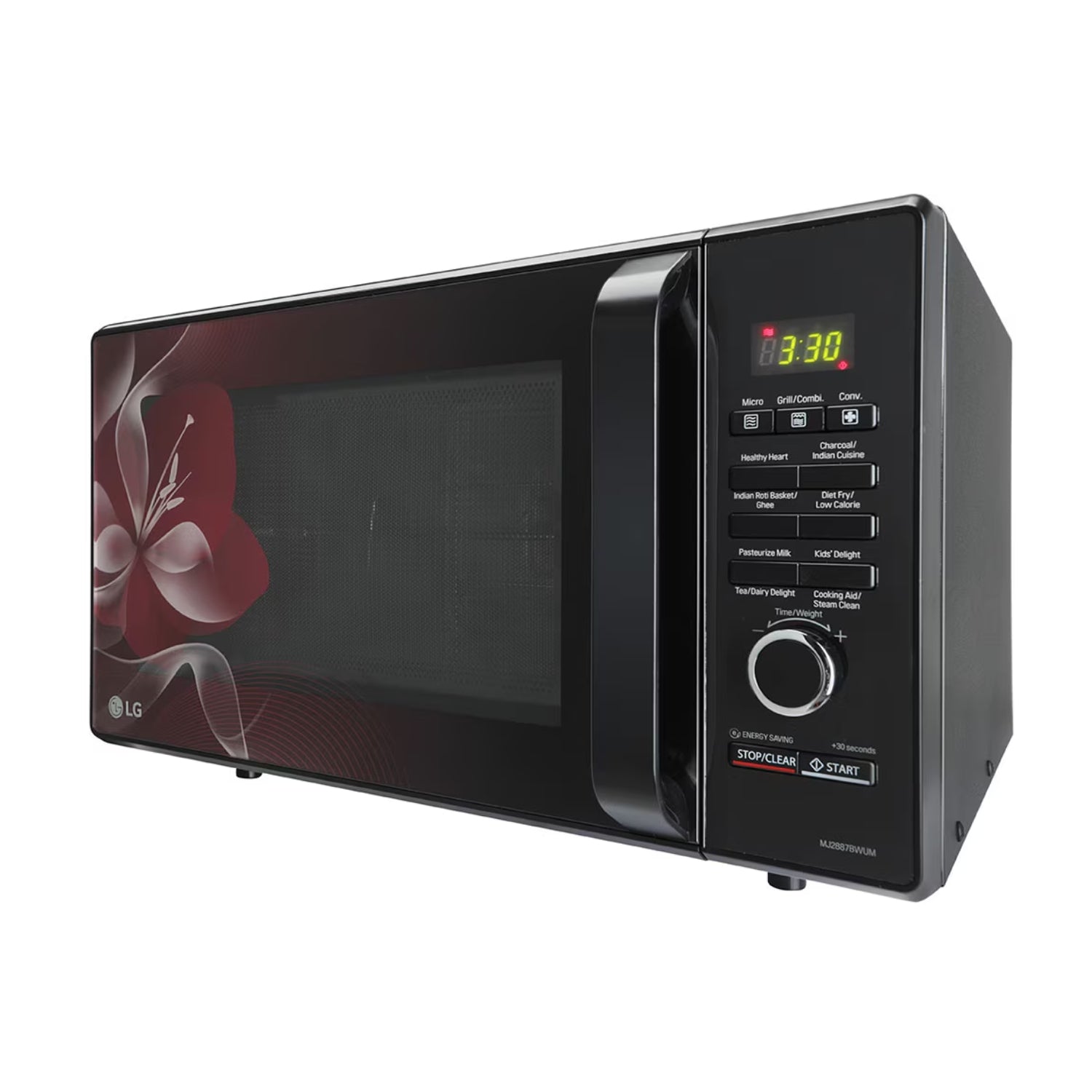 LG MJ2887BWUM Microwave Oven Charcol Lighting Heater - Black - Image 2 - Buy Online at Chera Home Junction Coimbatore