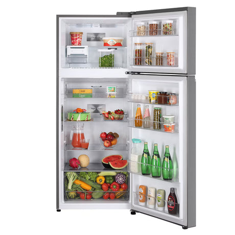LG T422VPZX 398L  Double Door Refrigerator - Silver