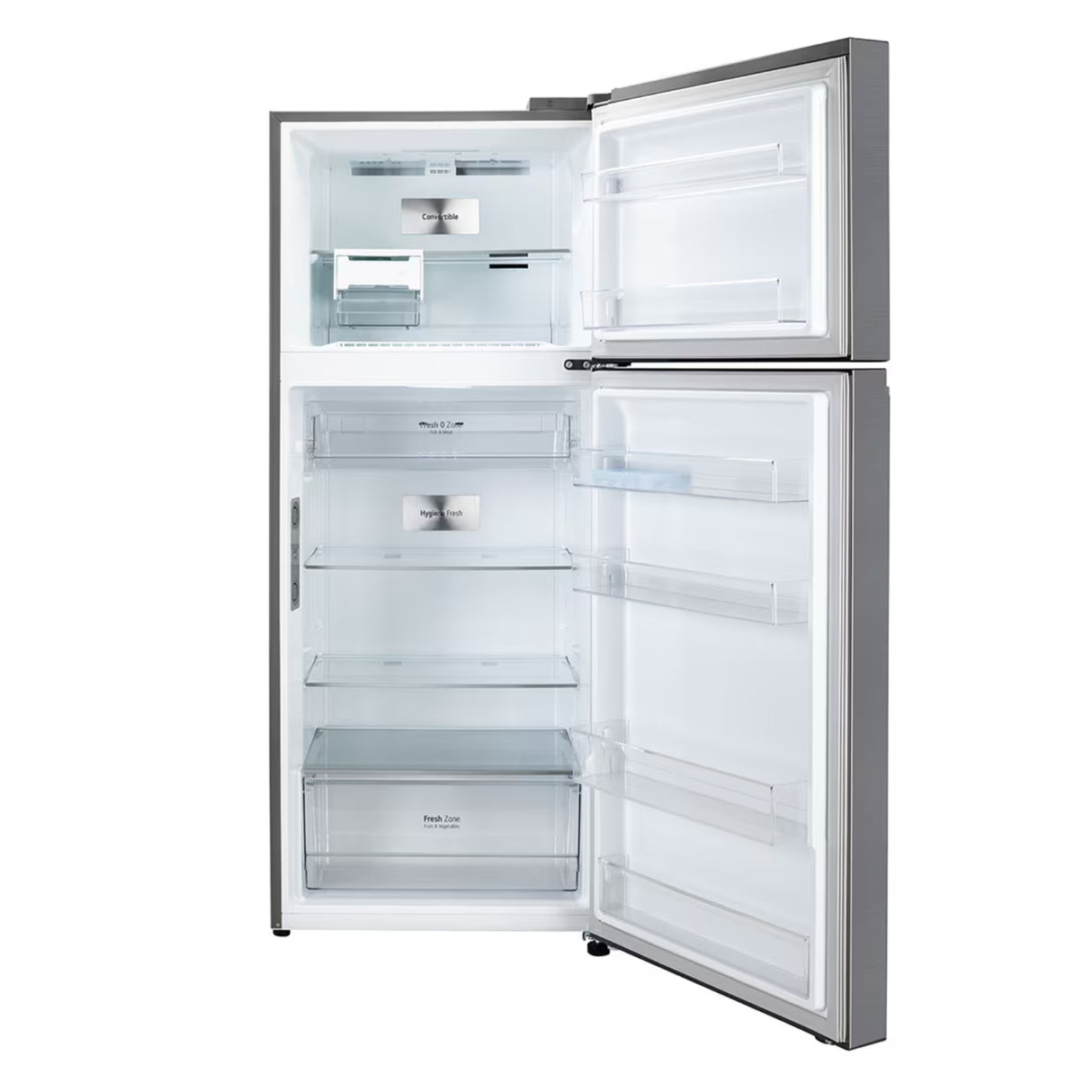 LG T422VPZX 398L  Double Door Refrigerator - Silver
