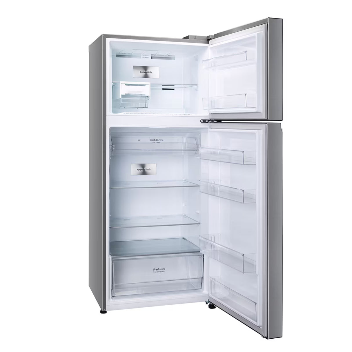 LG T422VPZX 398L  Double Door Refrigerator - Silver