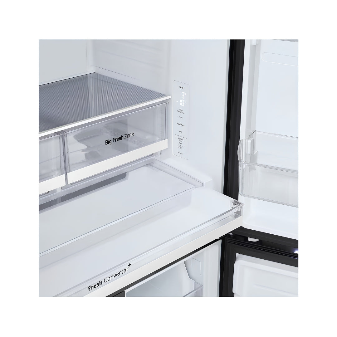 LG  610 L  French (4) Door Refrigerator  Wi-Fi Convertible  GV-B25FFGMB4