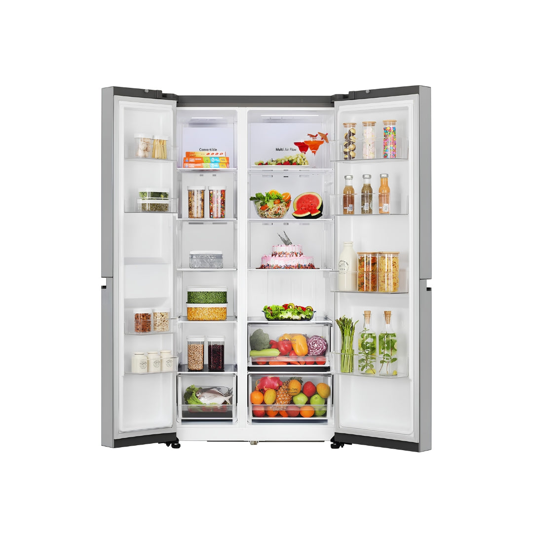 LG  650 L  3 Star  Side By Side Door Refridegator  GL-B257JPZ33