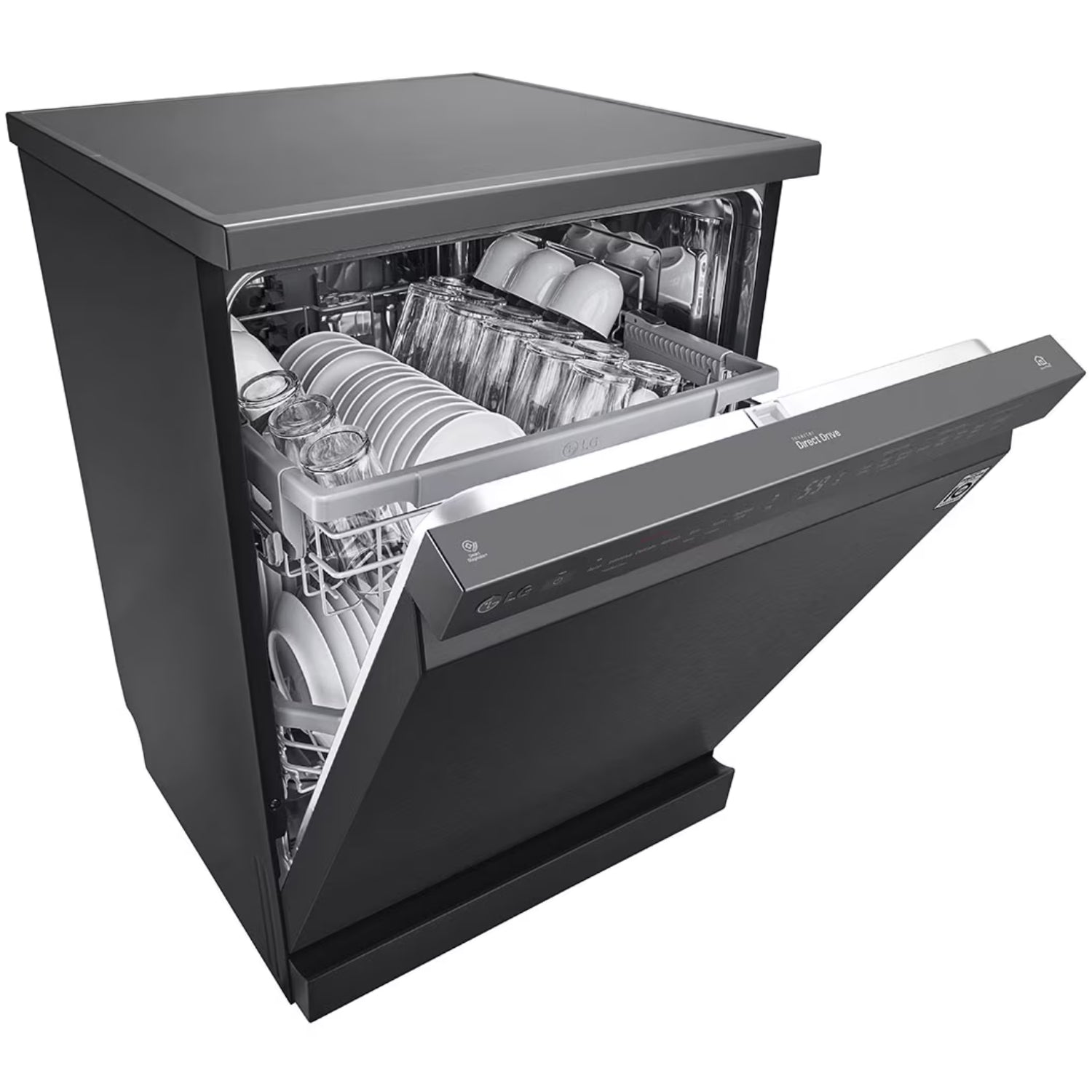 LG DFB424FM Dishwashers 14 Places - Black_2