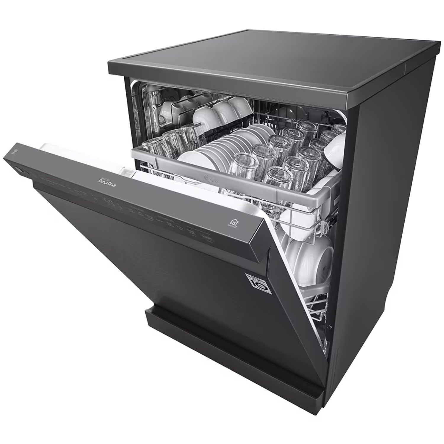 LG DFB424FM Dishwashers 14 Places - Black_3
