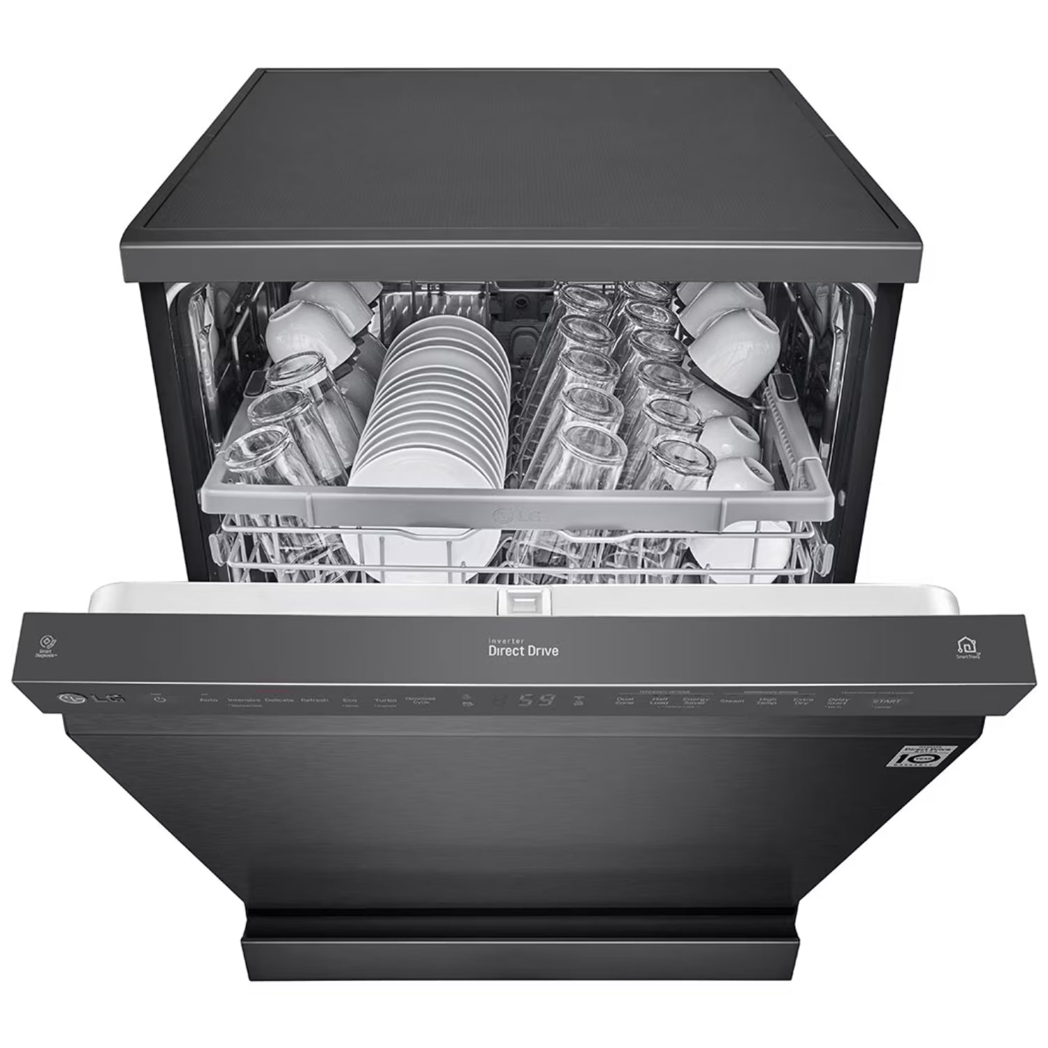 LG DFB424FM Dishwashers 14 Places - Black_4