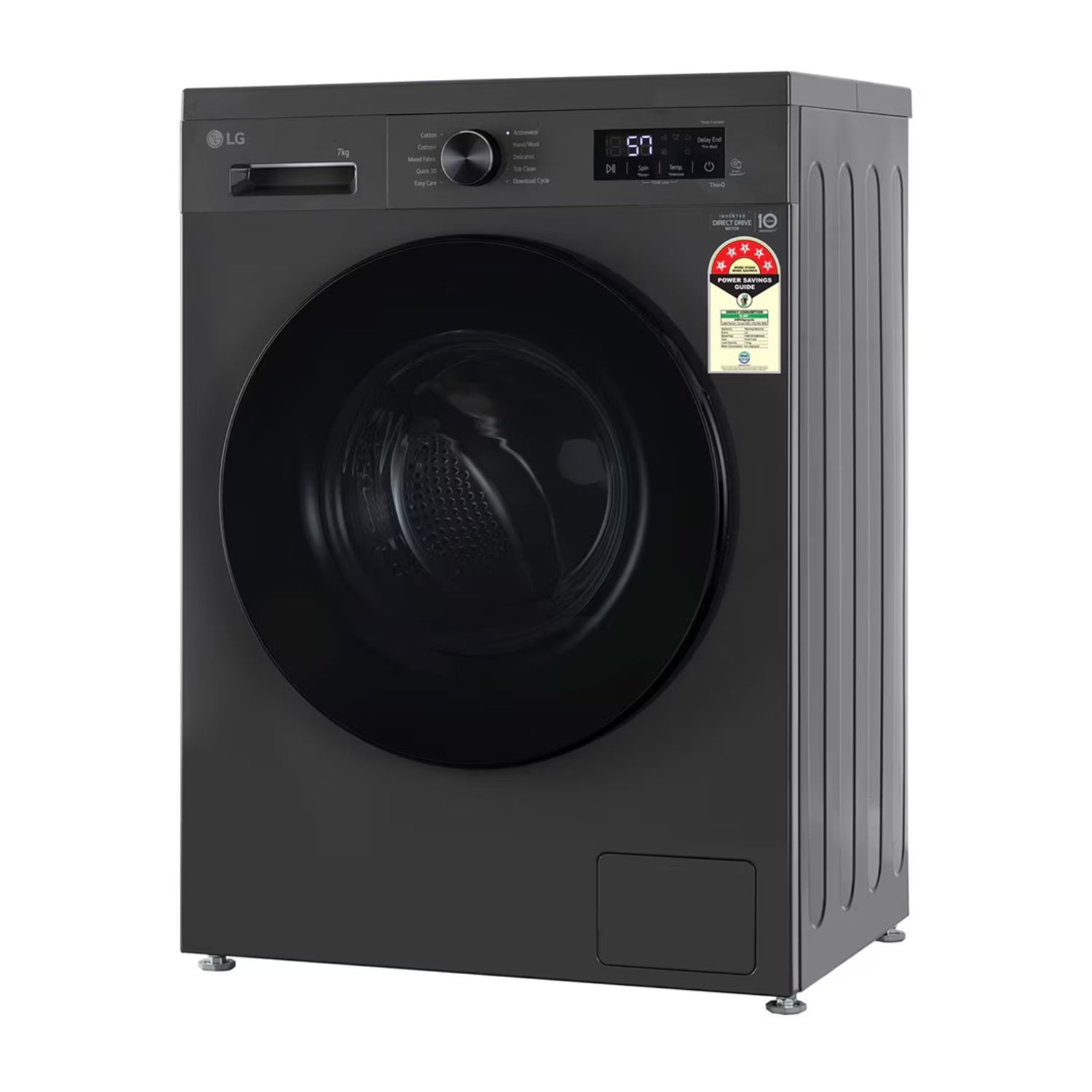 LG FHB1207Z4M Fully Automatic Front Load Washing Machine 7 kg - Middle Black_6