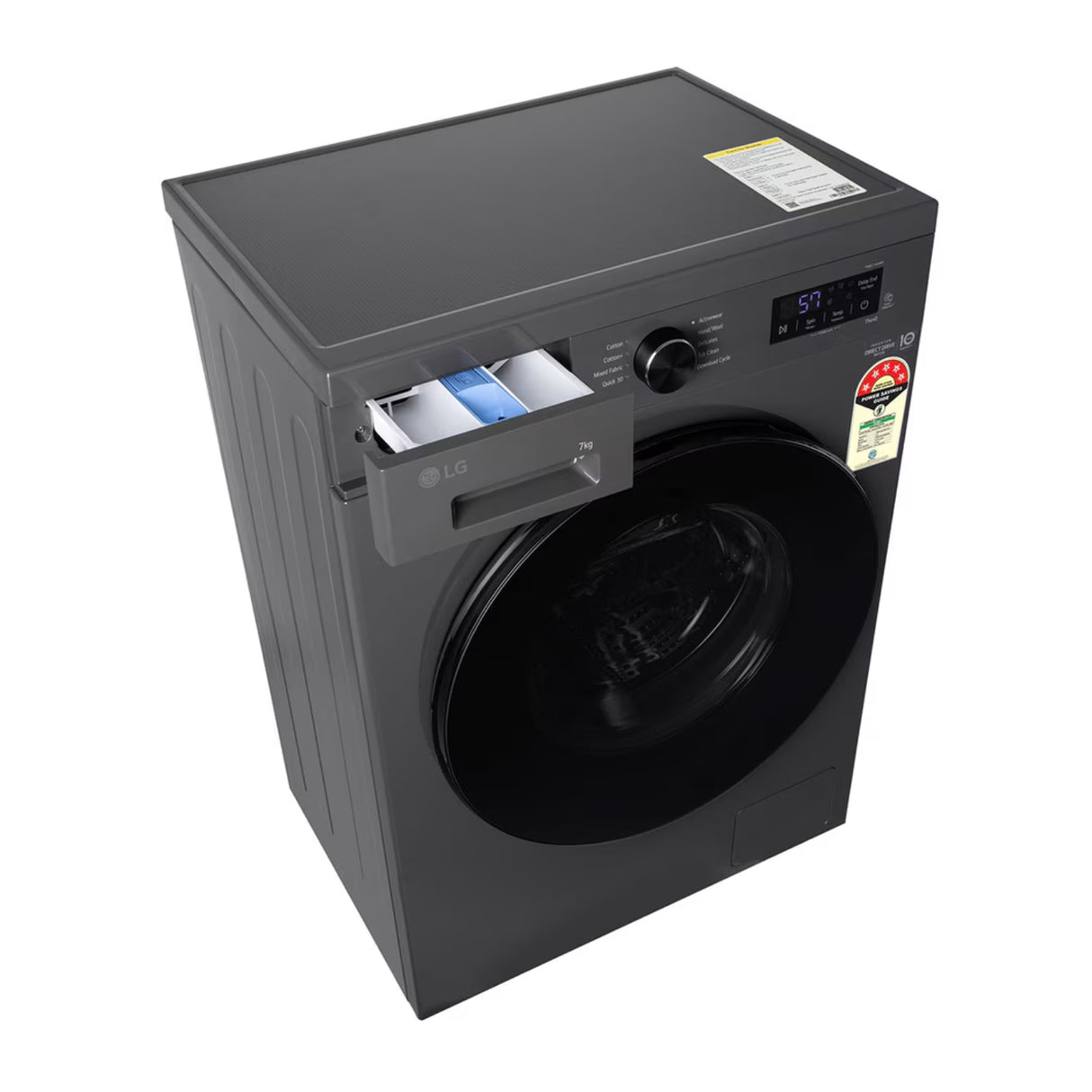 LG FHB1207Z4M Fully Automatic Front Load Washing Machine 7 kg - Middle Black_8
