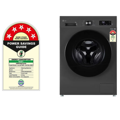 LG FHB1208Z4M Front Load Washing Machine 8kg – Middle Black_2