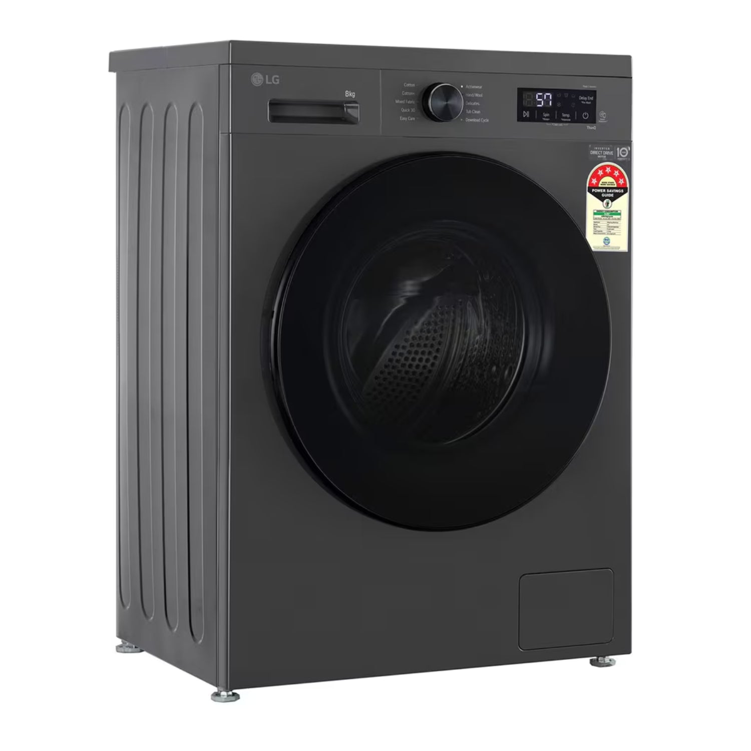 LG FHB1208Z4M Front Load Washing Machine 8kg – Middle Black_4