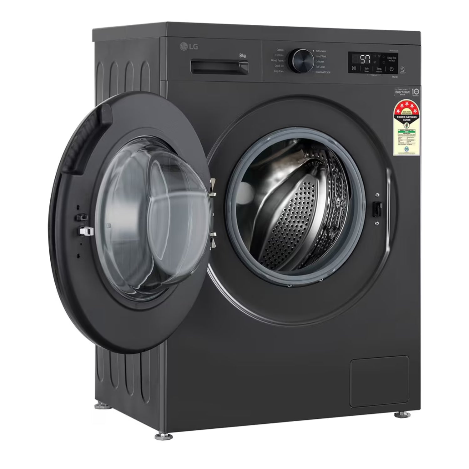 LG FHB1208Z4M Front Load Washing Machine 8kg – Middle Black_5