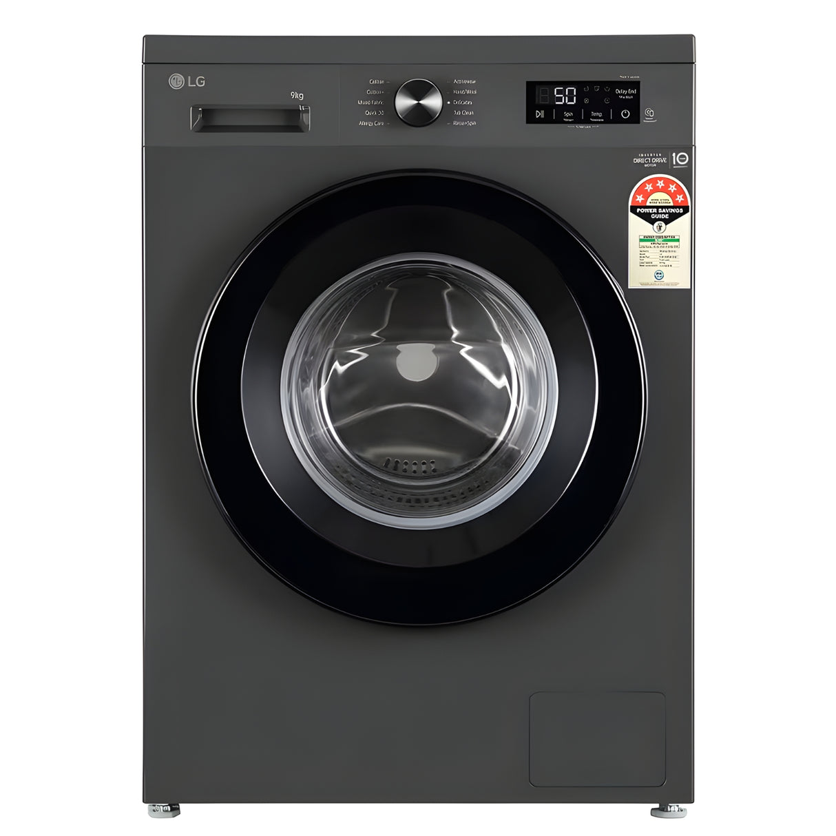 LG FHB1209Z2M Fully Automatic Front Load Washing Machine 9 kg - Black_1