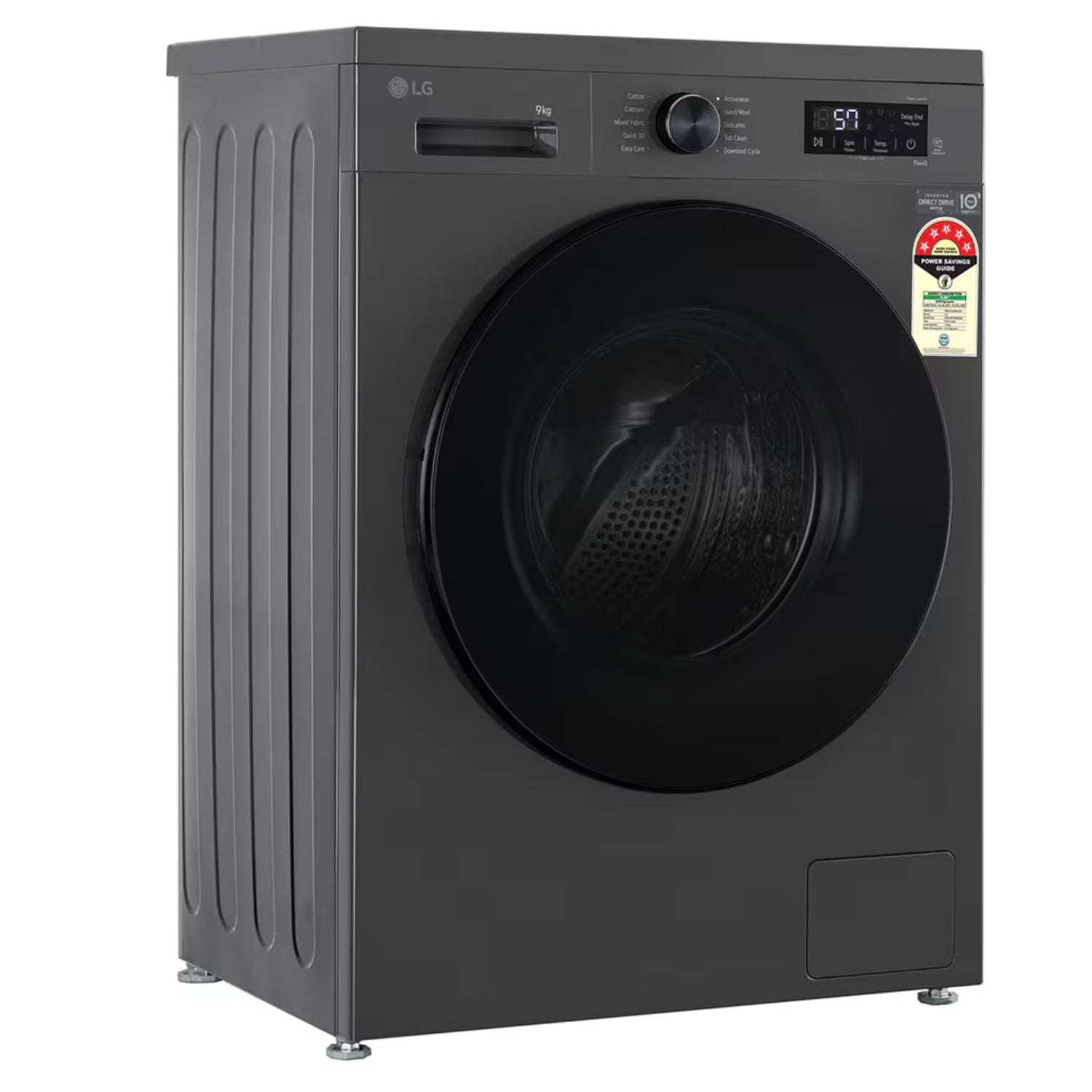 LG FHB1209Z4M Fully Automatic Front Load Washing Machine 9 kg - Middle Black_2