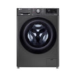 LG FHD0905SWM Fully Automatic Top Load Washer and Dryer Washing Machine 9 Kg - Middle Black_Front View