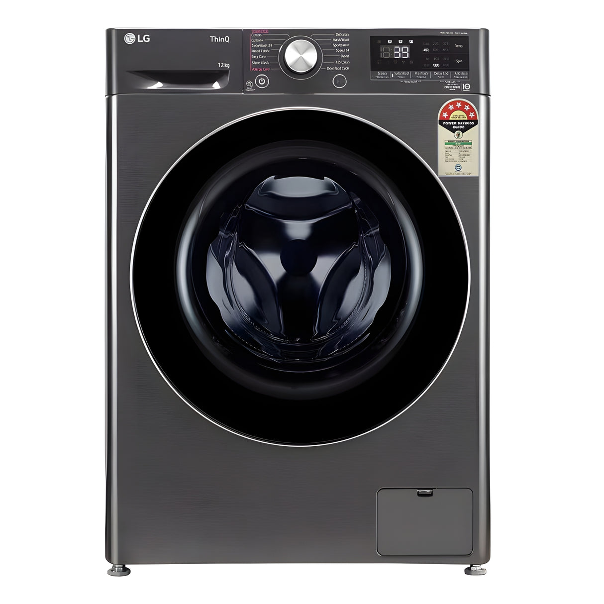 LG FHP1412Z9B Fully Automatic Front Load Washing Machine 12 kg - Platinum Black_1
