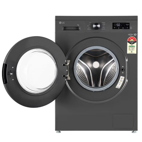 LG Fully Automatic Front Load Washing Machine FHB1207Z2M 7 Kg - Middle Black_2
